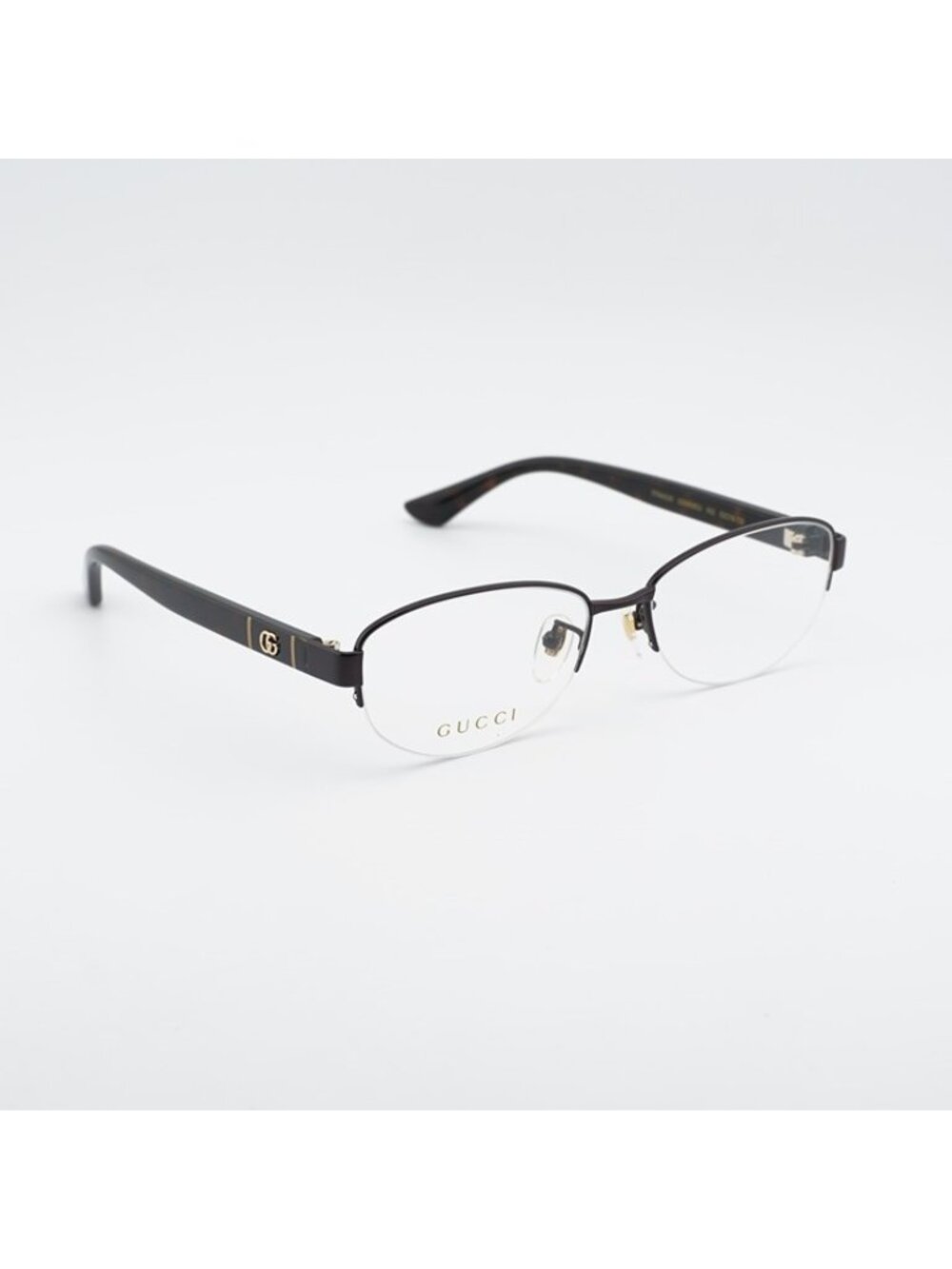 Gucci GG0859OJ 002 Eyeglasses Brown / Havana 53mm Oval Frame - Picture 6 of 11